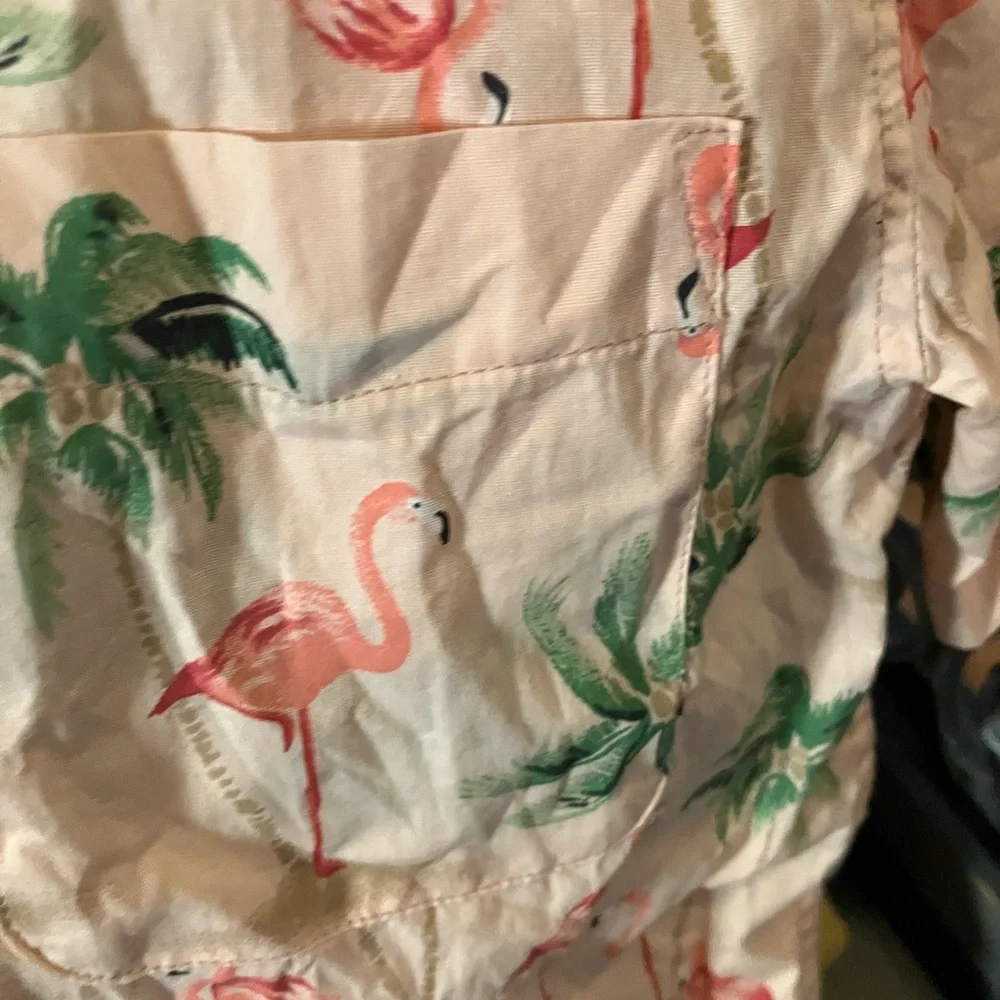 Boy’s Tropical Flamingo Shirt